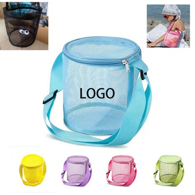 Mesh Bucket Crossbody Bag