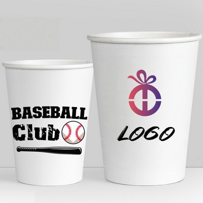 12oz 16oz Disposable Paper Coffee Cups Hot / Cold Beverage