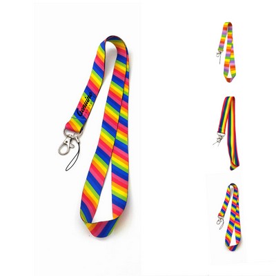 Rainbow Lanyard