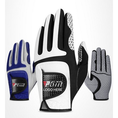 Men's Golf Glove Elastic Magic Anti-Slip Breathable Microfiber Single Left or Right Hand