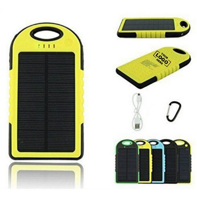 Foreign trade manufacturers, 4000mAh solar mobile power bank.