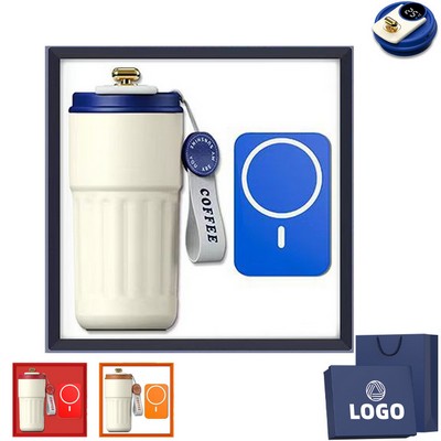 Coffee Cup Set with 5000mah Power Bank