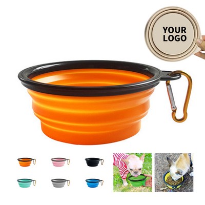 Collapsible Pet Bowl with Carabiner