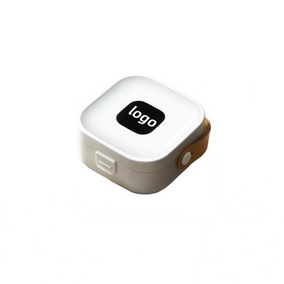 Compact Multi Compartment Tech Organizer for Cables Earbuds and Chargers