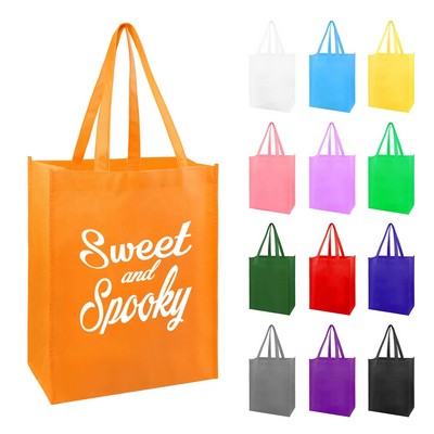 80GSM Non-Woven Small Tote Bags W/ Reinforced Handles