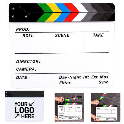 Acrylic Movie Clapper Board Prop