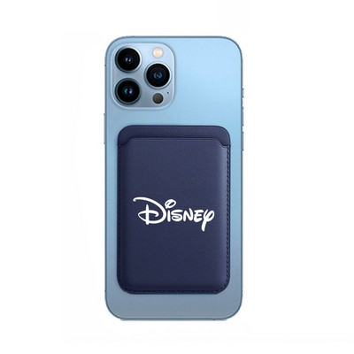Printed PU Leather Cellphone Sleeve & Card Holder