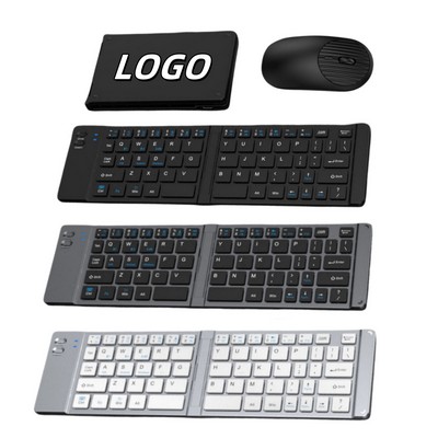 Double Folding Keyboard And Mouse Set