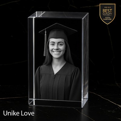 3D Laser Tower Photo Crystal – Graduation Commemorative Gift