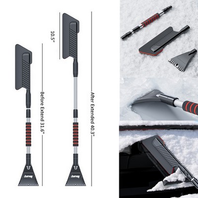 Car Removable Snow Ice Scraper & Brush
