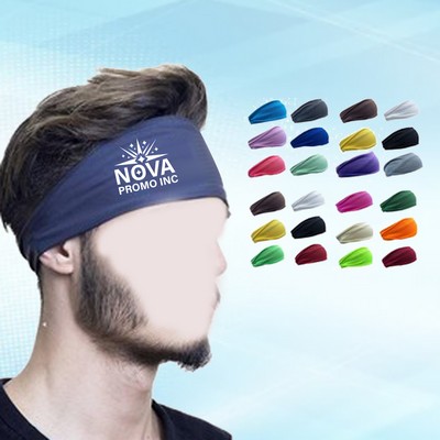 Elastic and Highly Effective Sweat Absorbing Gym Headbands