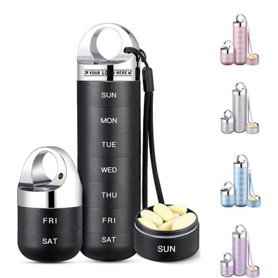 Weekly Metal Pill Organizer