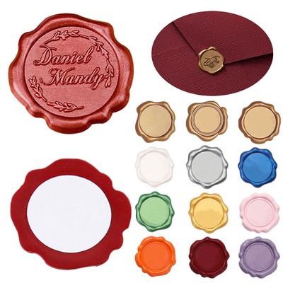 Wax Seal Sticker 1-Inch Self-Adhesive Seal for Wedding Invitations, Greeting Cards & Gift Wrapping