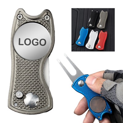 Golf Divot Tool Steel Fork