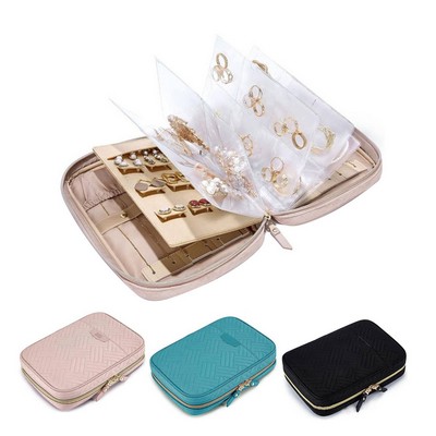 Jewelry Rolls Zipper Pouch Bag