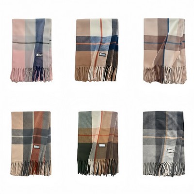 Cozy Korean Style Winter Scarf with Soft Texture for Couples Students and Everyday Layering