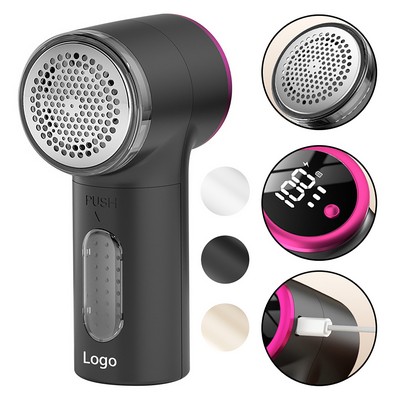 3-Speed Rechargeable Electric Digital LED Display Lint Remover