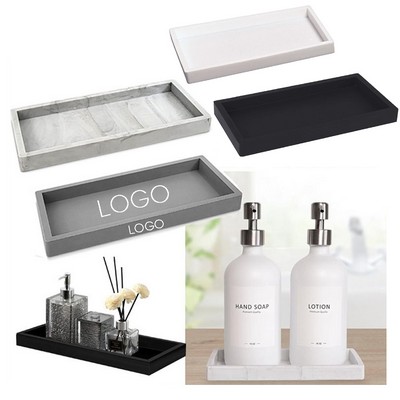 Small Silicone Tray, Soap Dispenser Tray,Bathroom Trays