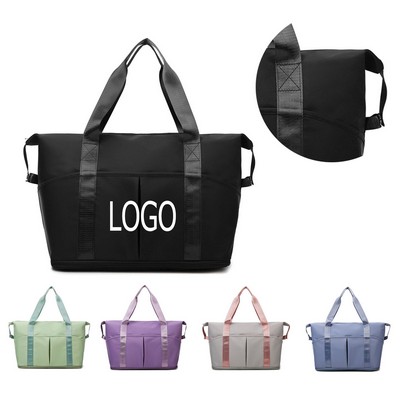 Expandable Tote Crossbody Duffel Bag