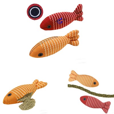Cat Catnip Toy Fish