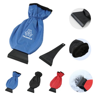 Snow Removal Cars Window Ice Scraper with Glove