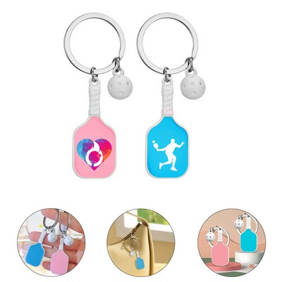 Pickleball Paddle Keychain