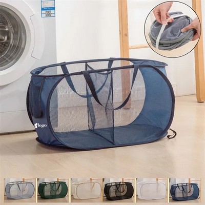 Foldable Layered Laundry Basket