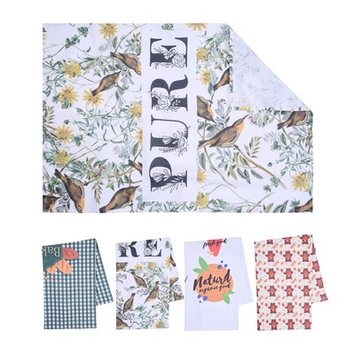 Full Color Linen-Cotton Tea Towel