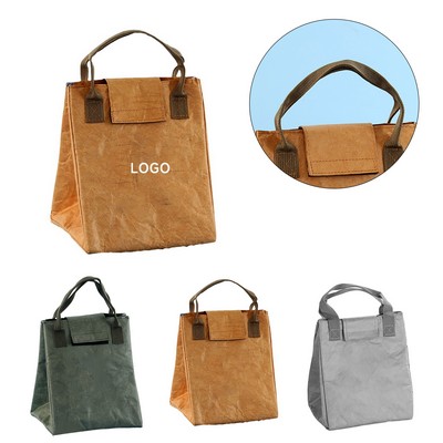 Kraft Paper Insulated Lunch Bag