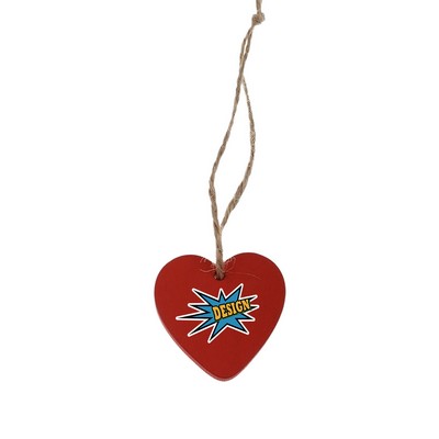 Wooden Heart Pendant