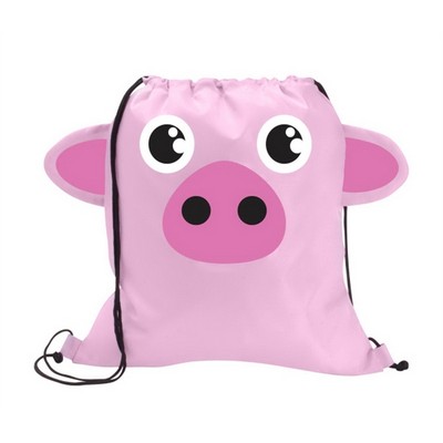 Animal Shaped Drawstring Bag