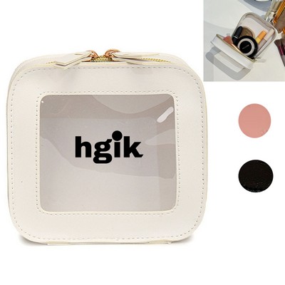 Portable Waterproof Transparent Cosmetic Pouch