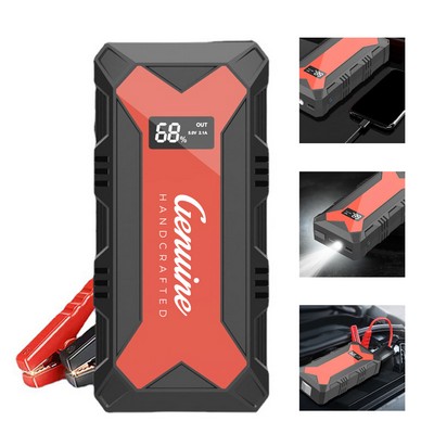 30000Mah USB Car Battery Jump Starter with Led Flashlight