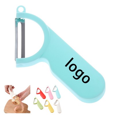 Stainless Steel Swivel Peeler with Non-Slip PP Grip