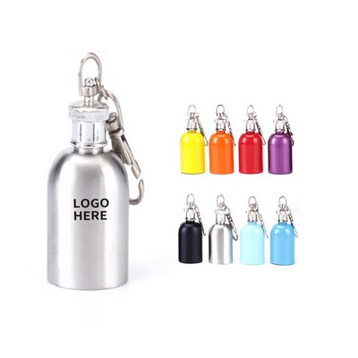 Stainless Steel 1 oz. Mini Flask Keyring