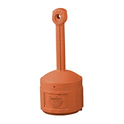 Terra Cotta Smokers Cease-Fire Cigarette Butt Receptacle