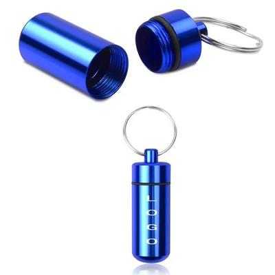 Aluminum Mini Metal Pill Case Holder