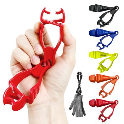 Dual Clips Gloves Hanger