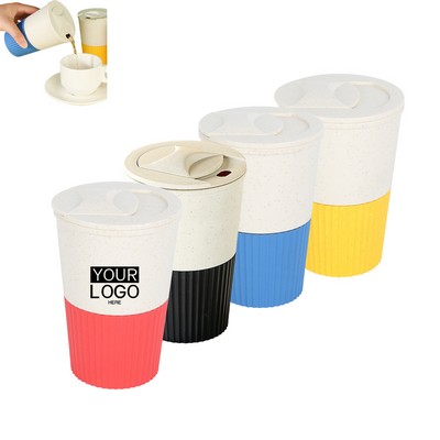 Wheat Straw Travel Cup with Lid