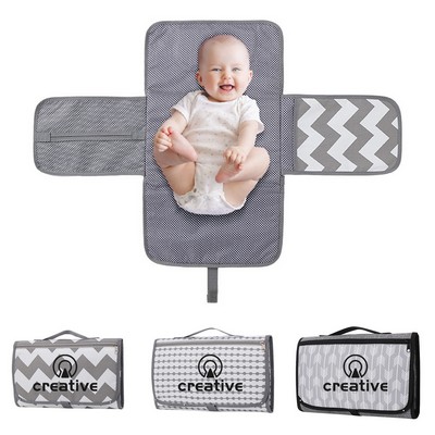 Portable Changing Pad For Baby w/ Easy Handy Strap
