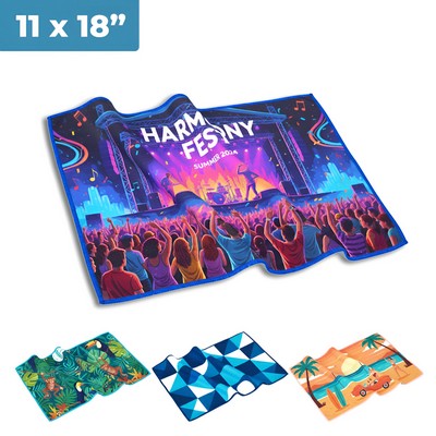 Premium Hemmed Microfiber Sublimated Towel