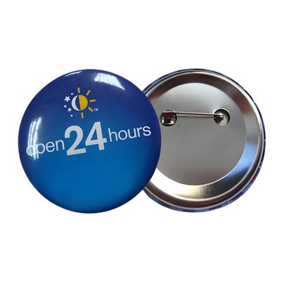 2" Customizable Logo Round Tinplate Pin