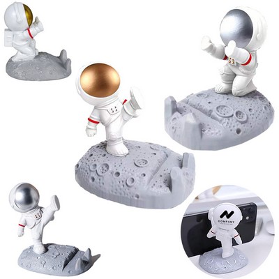 Creative astronaut phone holder