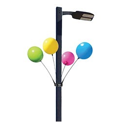 Four Balloon Light Light Pole Kit