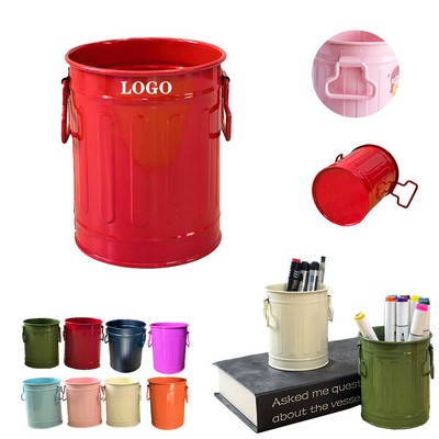 Metal Pen Holder With Handle