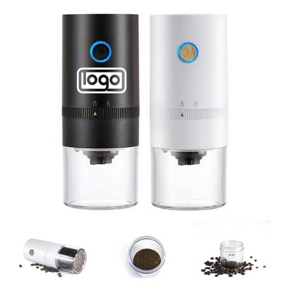Portable Electric Burr Coffee Grinder