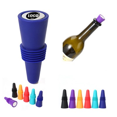 Silicone Stainless Steel Wine Stopper
