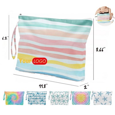 Waterproof Reusable Polyester Wet Dry Bag with Zipper