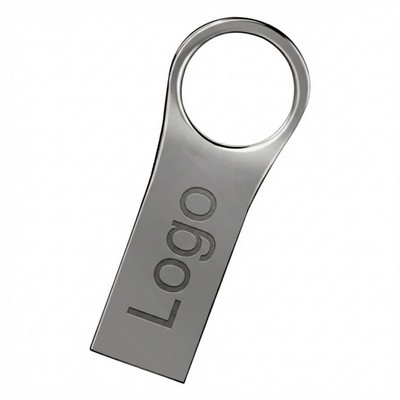 4GB Metal Loop Keyring Flash Drive