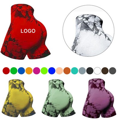 Tie Dye Yoga Short Pants
